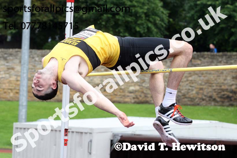 Mens decathlon high jump, EAP International Cominted Events, Hexham. Photo: David T. Hewitson/Sports for All Pics